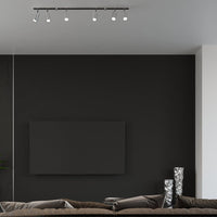LED Plafondspot chrome RING - 6 x GU10 aansluiting