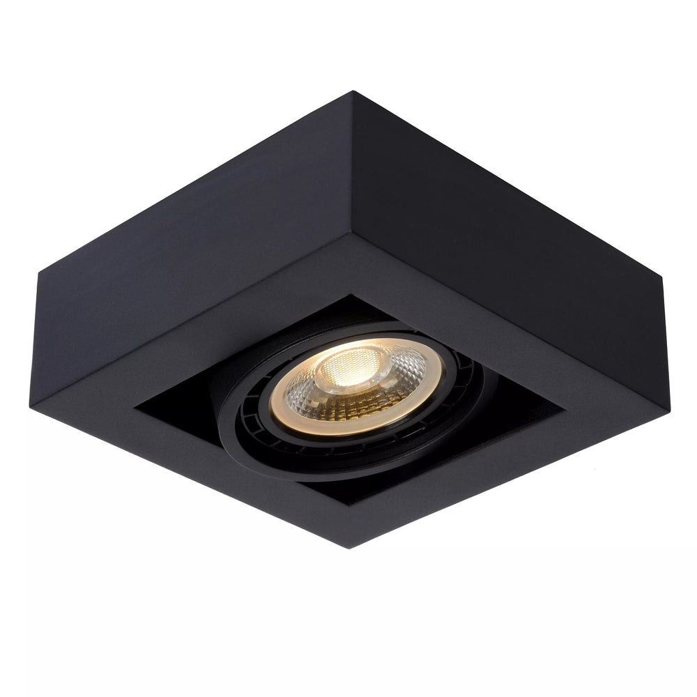 Foco de techo LED Lucide Zefix gu10 2200K-3000K negro ajustable a cálido