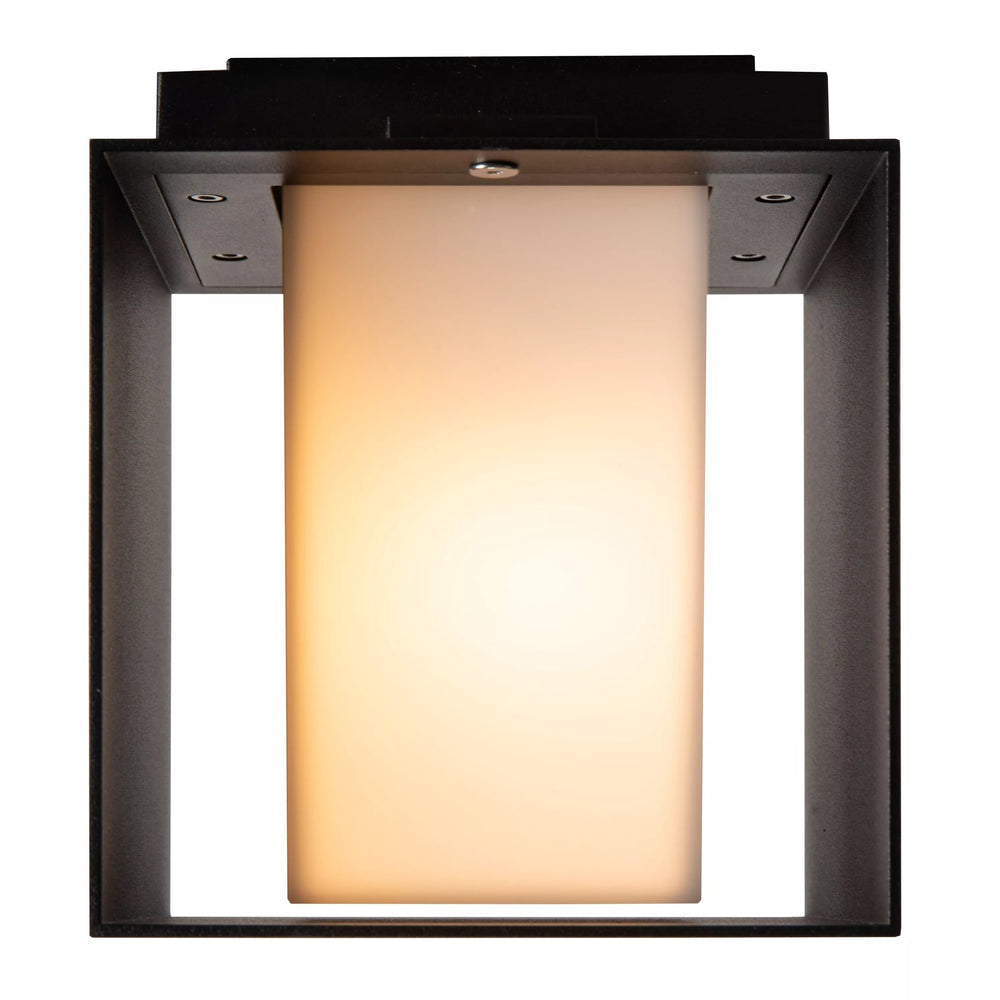 Lucide LED buitenwandlamp Exeter zwart E27 IP54 220V 50W flikkervrij