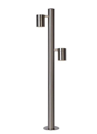 Lucide arne-led buitenverlichting 2x5W GU10 2700K IP44 mat chroom