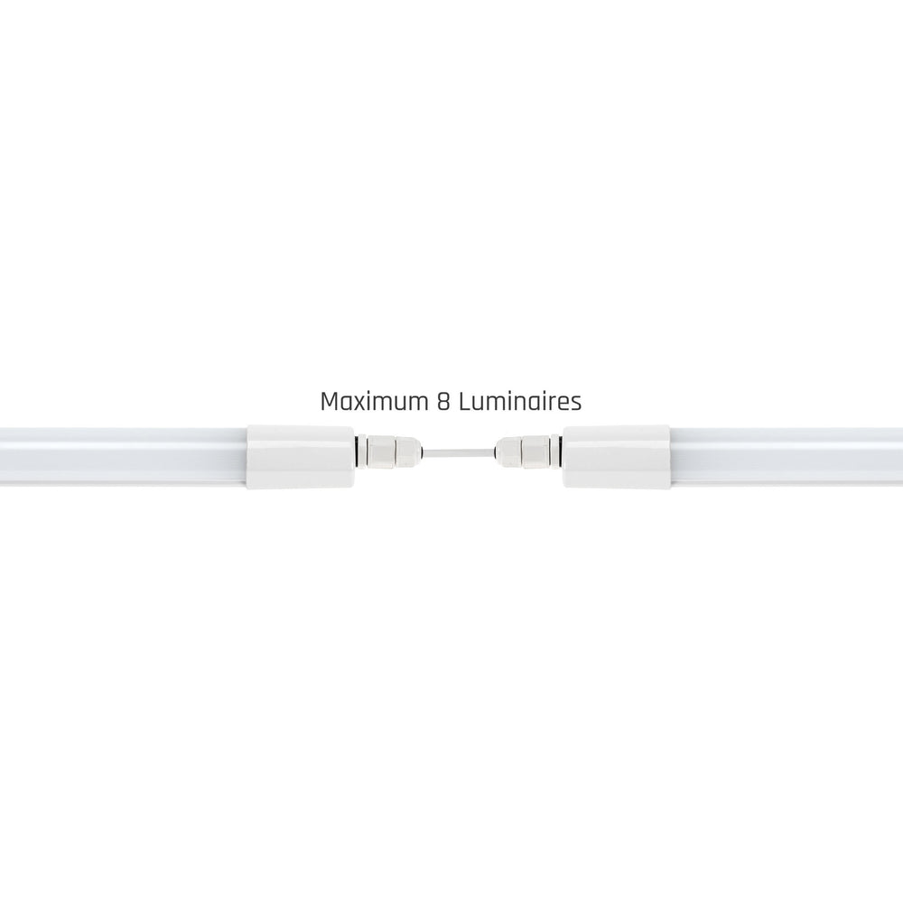 Spectrum LED Armatuur 150cm 45W 4000K IP65 5150 lumen plafond- of pendelmontage Wit