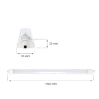 Spectrum LED Armatuur 150cm 45W 4000K IP65 5150 lumen plafond- of pendelmontage Wit