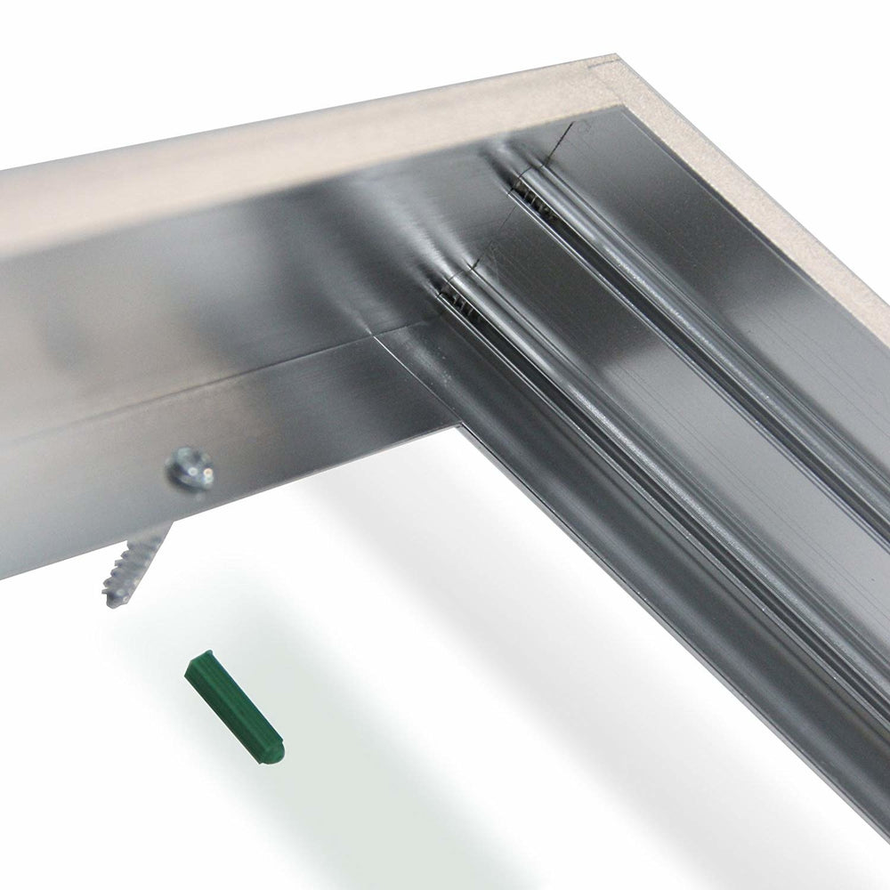 LED paneel aluminium zilver 120x60cm frame met Philips chip