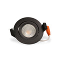 led-inbouwspot 85mm zwart ip65 5w 420 lumen 6000K dimbaar