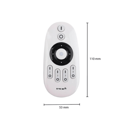 enkele kleur rf 2.4 ghz afstandsbediening voor 12v-24v led strips
