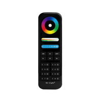tsong rgb+cct afstandsbediening 8 groepen zwart - ip20 ce rohs gecertificeerd 220-240v ac