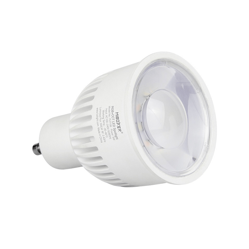 Led spot GU10 6W 550 lumen RGB+CCT MIBOXER dimbaar licht