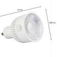 Led spot GU10 6W 550 lumen RGB+CCT MIBOXER dimbaar licht