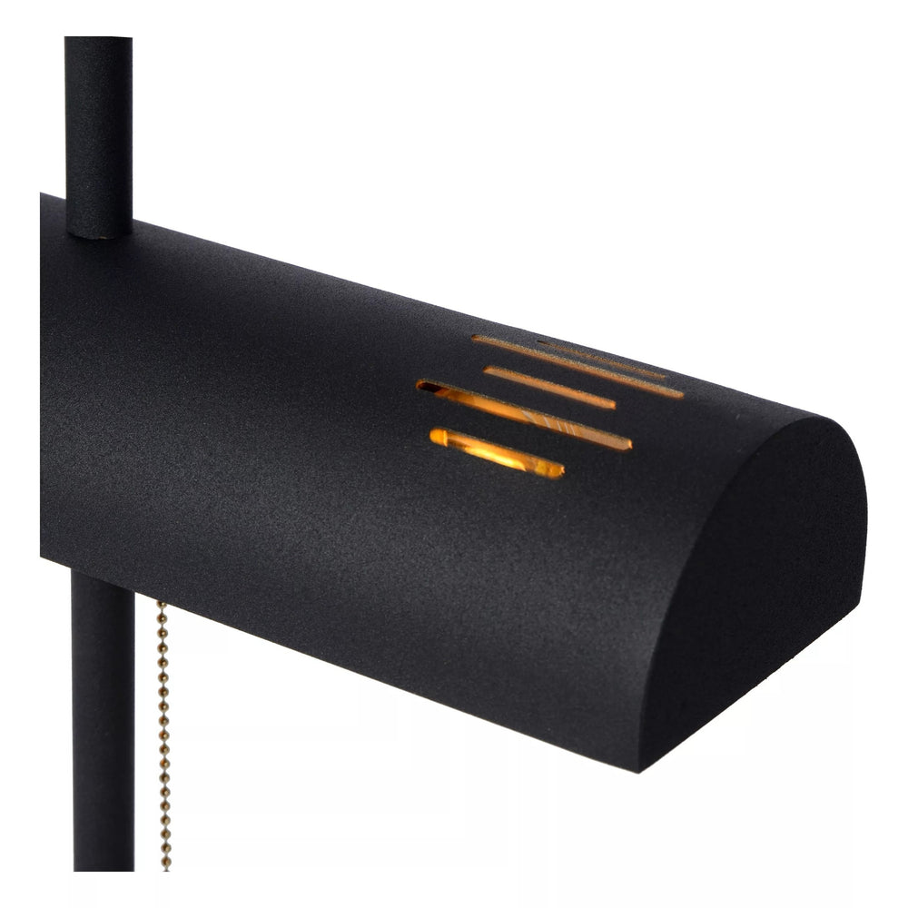 Lucide Glendale tafellamp 2xE27 zwart LED 220-240V AC
