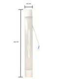 Plafoniera LED Spectrum 60cm, 18W 230V, 3000K bianco caldo, 2100 lumen, fascio 120°, IP20 corpo bianco
