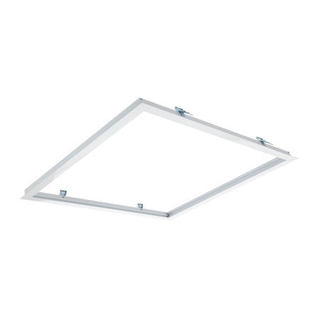 Cadre encastré pour panneau LED LCB 60x60cm Blanc, aluminium, IP20, 220-240V, certifié CE RoHS