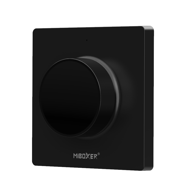 Tsong LED trådløs vægdæmper CCT Sort, IP20, 220-240V, CE RoHS certificeret