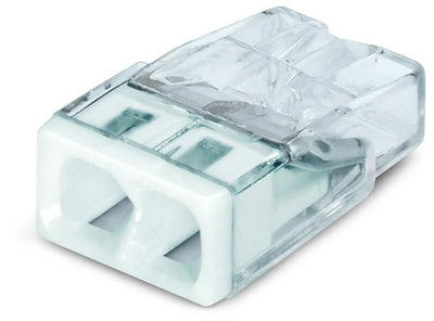 Wago conector de empalme 2-vías 0,5-2,5 mm² 2273-202 - ip20 para cableado seguro e instalaciones compactas - 100 unidades