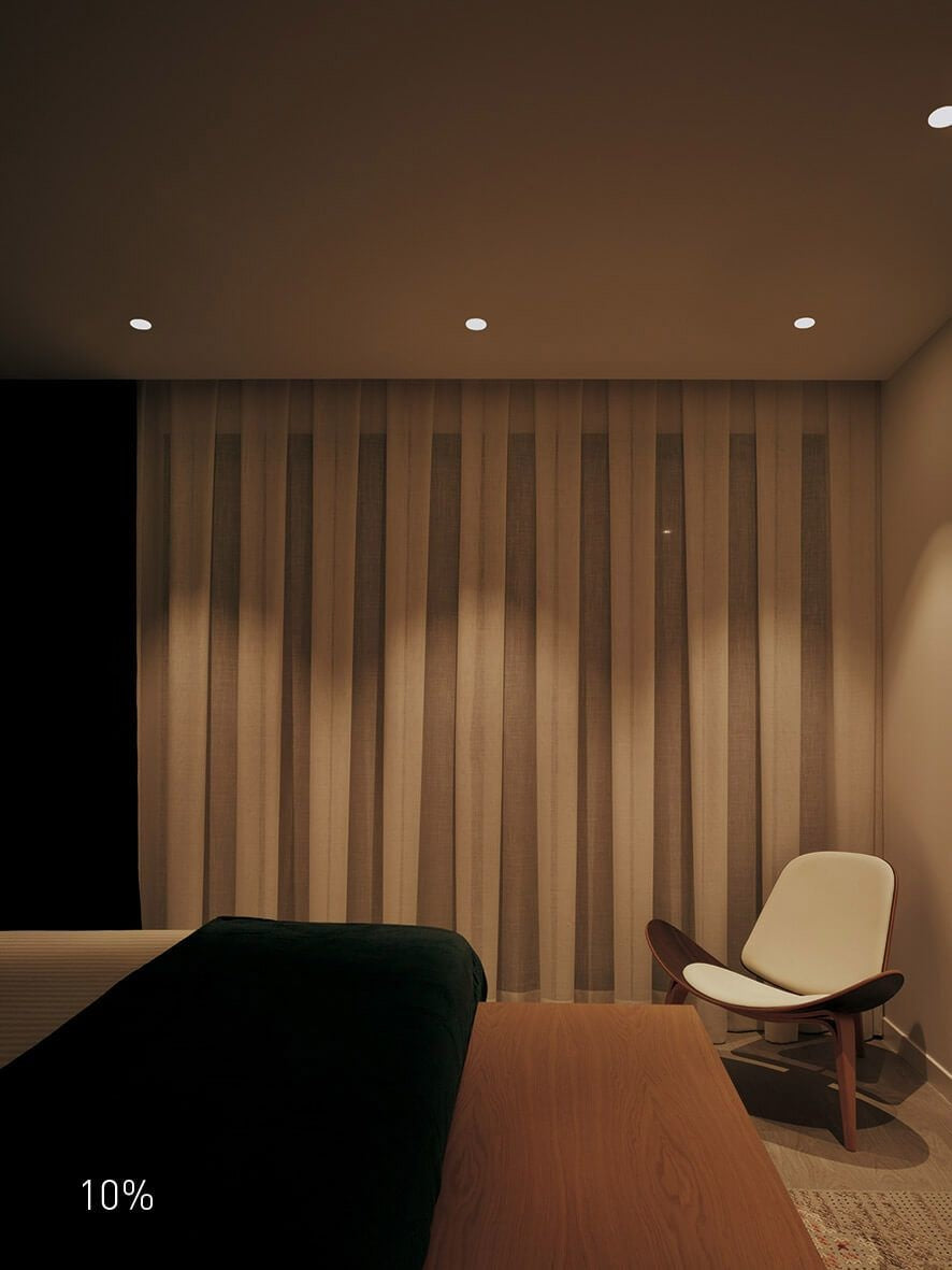 Spot encastré LED LCB Noir 10.5W 3000K IP20 220-240V sans scintillement CE RoHS garantie 5 ans