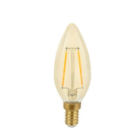 Spectrum LED filament lamp E14 4.9W 2400K warm licht, vervangt 50W met 490 lumen, 360° stralingshoek, niet dimbaar
