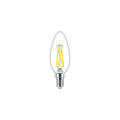 Philips LED kaarslamp 2.5W E14 B35 helder glas, dimbaar WarmGlow 2200K-2700K 340 lumen CRI 90