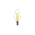 Philips LED Kaars 3.4W E14 B35 Helder Warm Glow 2200-2700K dimbaar 470 lumen 90CRI glazen lamp