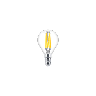Philips MAS LEDLuster E14 P45 Klarglas Lampe 5.9W=60W 220-240V 2200K-2700K 806 Lumen 90CRI Dimmbar