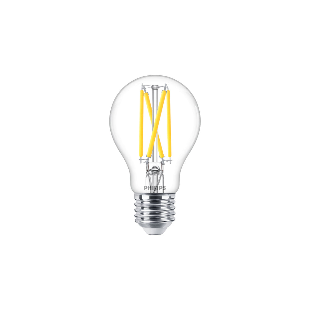 Philips MASTER LED lamp 5.9W E27 Helder Glas Warm Glow 2200K-2700K 806 lumen CRI95 dimbaar A60