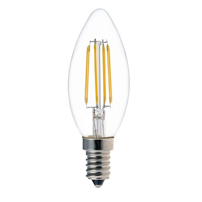 led filament lamp e14 c37 5w vervangt 40w 2700k warm wit licht