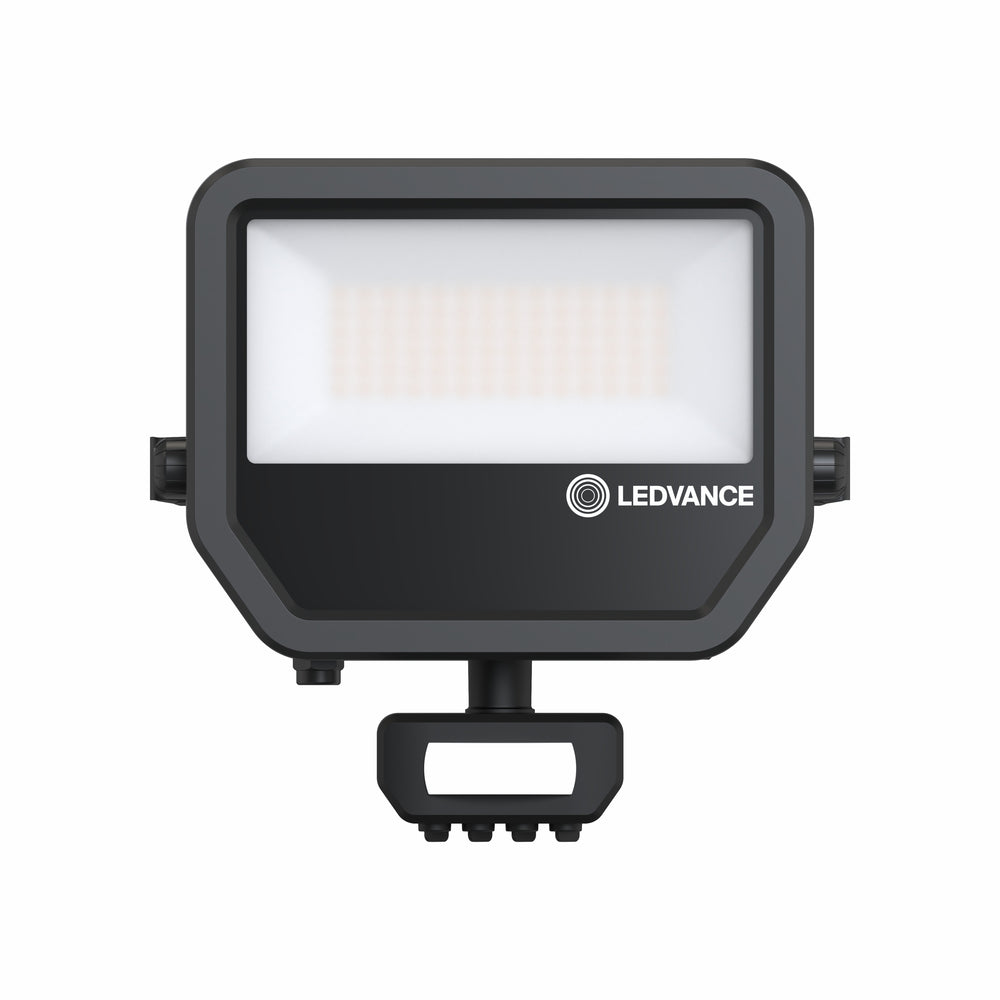 LED Strålkastare Sensor GEN 3 Svart 41W 3000K 5500 lumen IP65 med rörelse- och ljussensor, ersätter 100W