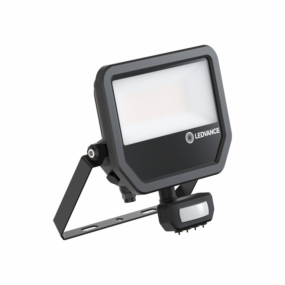 LED Strålkastare Sensor GEN 3 Svart 41W 3000K 5500 lumen IP65 med rörelse- och ljussensor, ersätter 100W