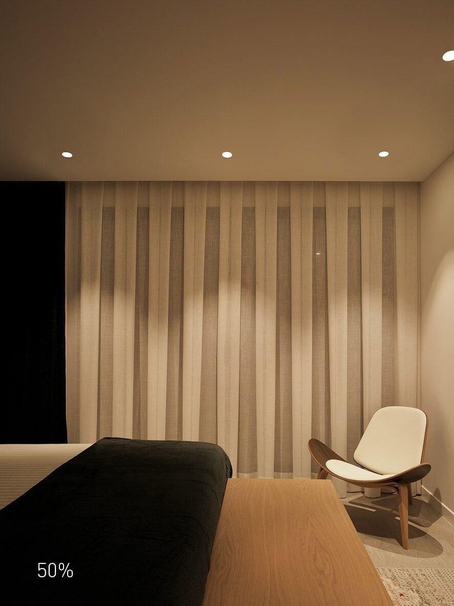 Led inbouwspot 85mm ip65 zwart 5w dim to warm voor badkamer