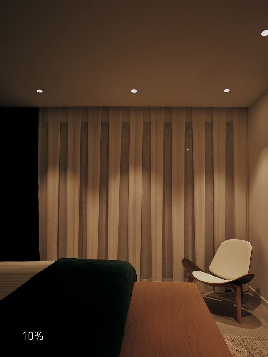 Led inbouwspot 85mm ip65 zwart 5w dim to warm voor badkamer