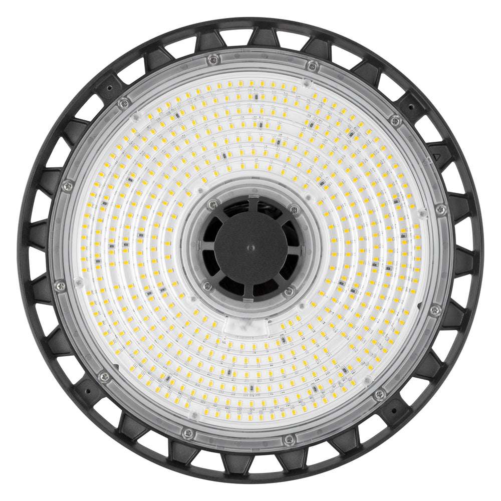 LED Highbay Gen 5 Aluminio Negro 150W 4000K 26700 lúmenes IP66 regulable 1-10V 110D