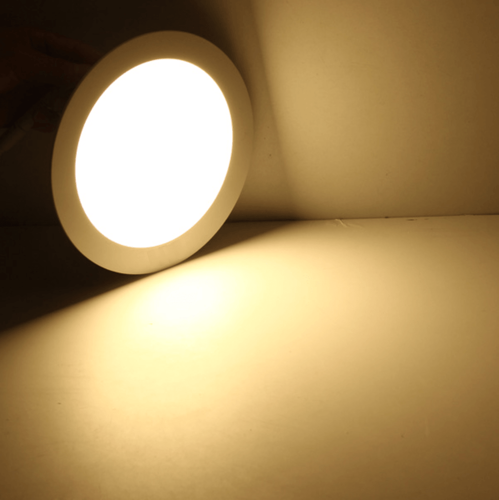 lcb led ronde aluminium inbouwspot 3w vervangt 25w 3000k warm wit licht