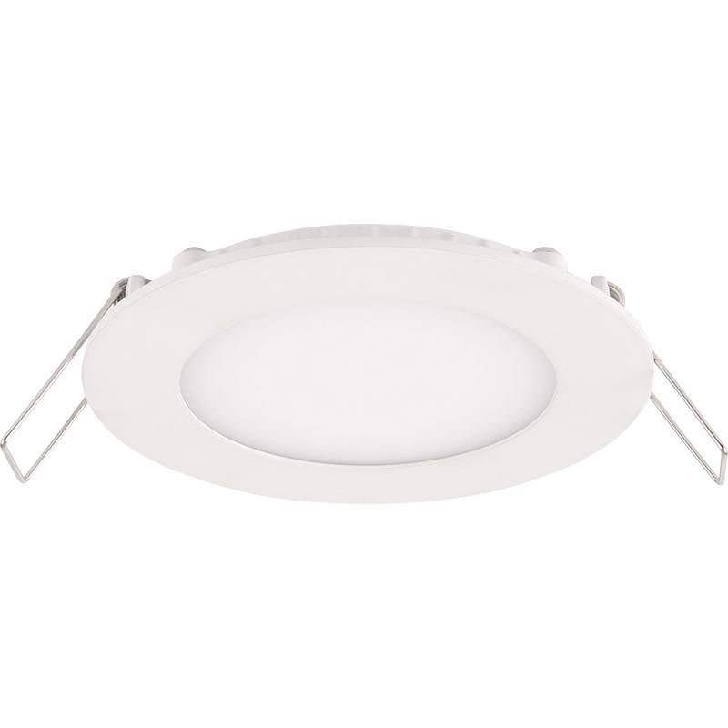 lcb led ronde aluminium inbouwspot 3w vervangt 25w 3000k warm wit licht