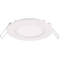 LCB faretto LED da incasso rotondo in alluminio 10.5W 3000K bianco caldo IP20 CRI 80 foro 74mm CE RoHS