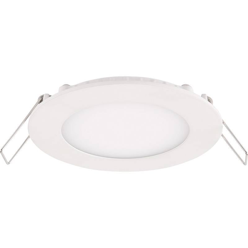 LCB faretto LED da incasso rotondo in alluminio 10.5W 3000K bianco caldo IP20 CRI 80 foro 74mm CE RoHS