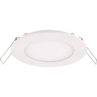 LCB faretto LED da incasso rotondo in alluminio 10.5W 3000K bianco caldo IP20 CRI 80 foro 74mm 220-240V CE RoHS