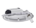 lcb led ronde aluminium inbouwspot 3w vervangt 25w 3000k warm wit licht