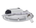 LCB faretto LED da incasso rotondo in alluminio 10.5W 3000K bianco caldo IP20 CRI 80 foro 74mm CE RoHS