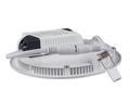 LED-Einbaustrahler rund Aluminium 3W ersetzt 25W 3000K warmweißes Licht