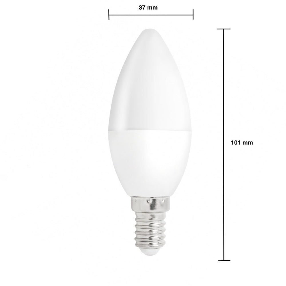 Spectrum LED kaarslamp E14 fitting 1W vervangt 10W 3000K warm wit 90 lumen 17000 uur