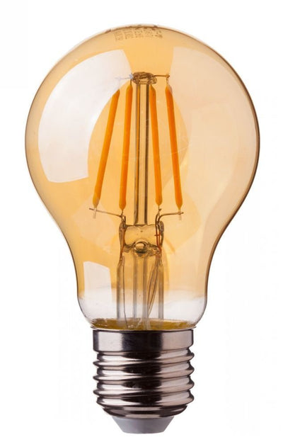 Lcb LED glødelampe E27 A60 8W 2200K ekstra varm hvid