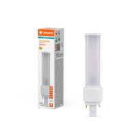 LED PL-C Dulux-D D/E 6W 660 lumen 4000K Kallvit G24d-1 2-Pin 230V ersättning för 13W