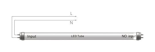 LCB LED rør 150cm 24W 3000K høj lumen 140 lumen per watt Philips chip IP20 CRI 80 CE RoHS 5 års garanti