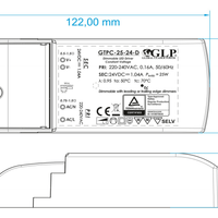 led voedingsadapter dimbare 12V 25W 2.08A geschikt voor 12V led-verlichting