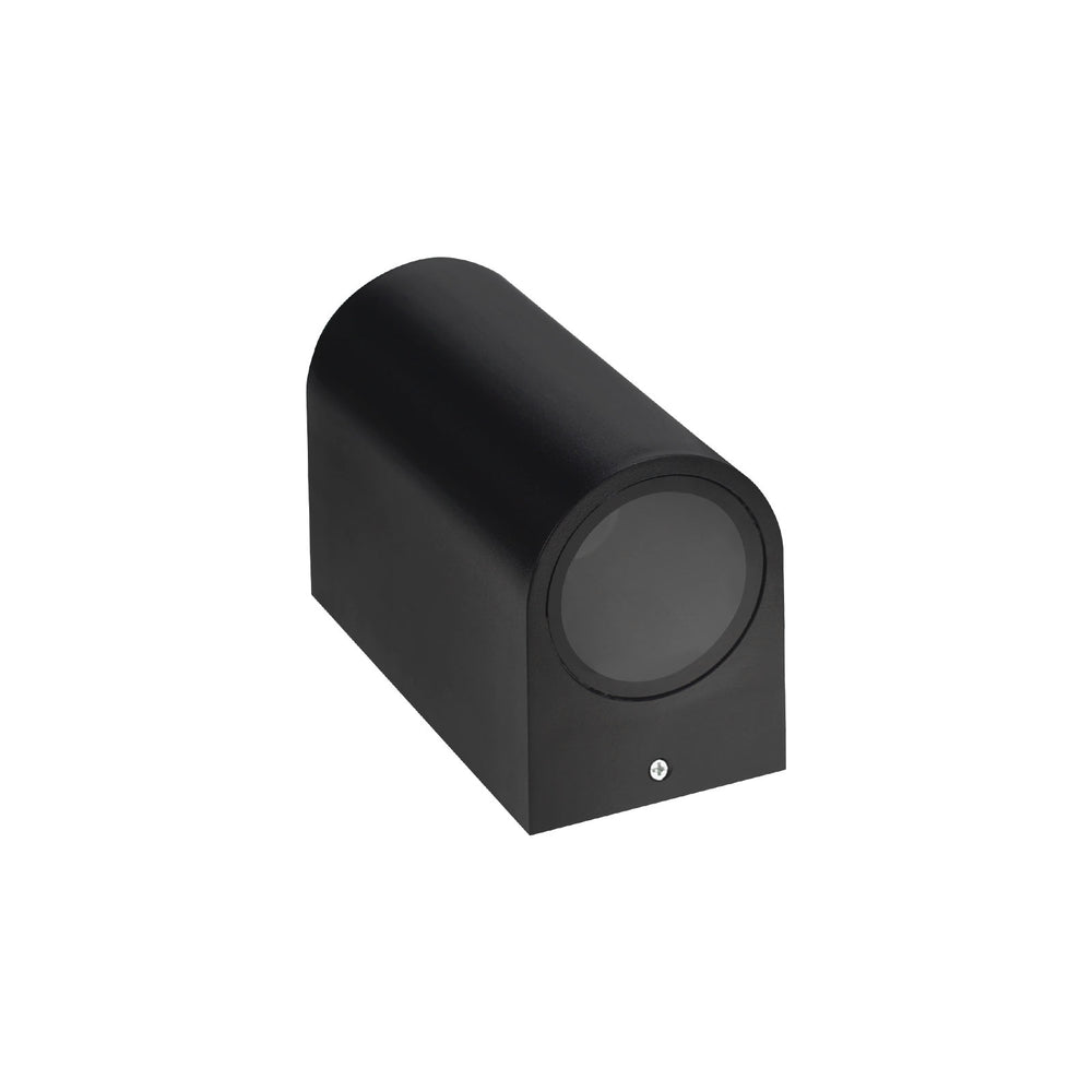 Spectrum LED Außenwandleuchte Up and Down Schwarz IP54 GU10 Aluminiumgehäuse
