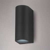 Spectrum LED Außenwandleuchte Up and Down Schwarz IP54 GU10 Aluminiumgehäuse