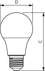 Philips CorePro LED-lampa 8W E27 A60 2700K Varmvit 806 lumen ej dimbar matt yta