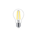 Bombilla LED Philips 5.9W E27 A60 Transparente 2700K Blanco Cálido 806 lúmenes regulable 90CRI 220-240V