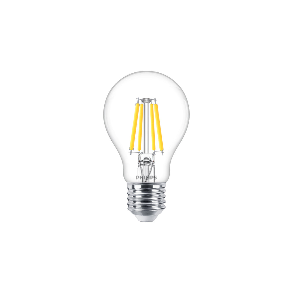 Philips MASTER Value Lampadina LED 3.4W Equivalente 40W E27 A60 Trasparente 2700K 470 lumen CRI 90 Dimmerabile