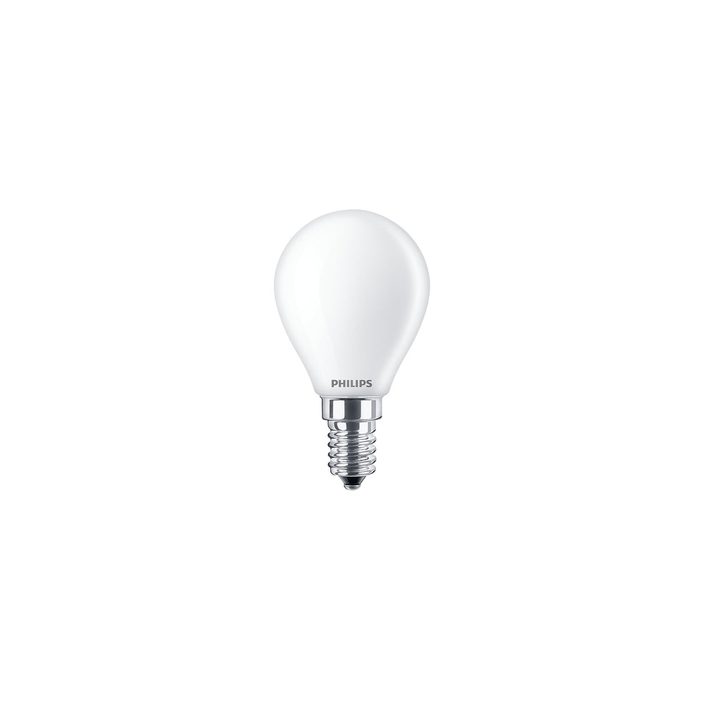 Philips CorePro LEDLuster P45 E14 2.2W 2700K 250 lúmenes bombilla mate no regulable blanco cálido