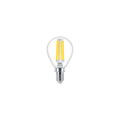Lampadina Philips LED Lustre E14 P45 3.4W Equivalente 40W 2700K Bianco Caldo 470 lumen Trasparente CRI 90 Dimmerabile