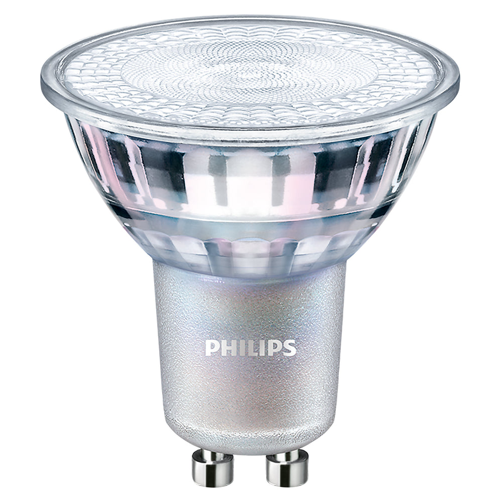 Philips MASTER Value LEDspot GU10 4.9W 2200K-2700K 355 lumen fascio 36° 90CRI dimmerabile